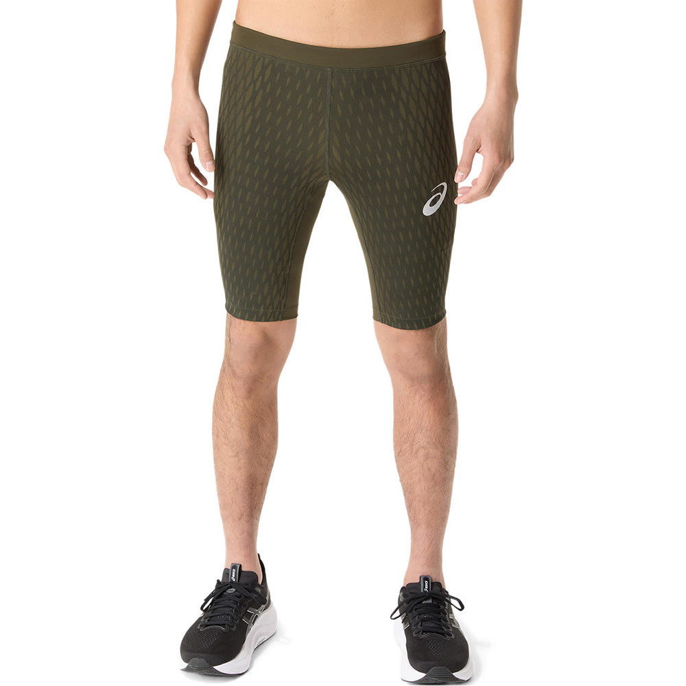 Asics Muscle Motion Men's Support Tights - Brown Stone