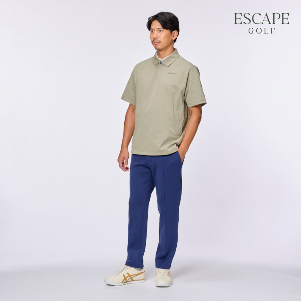 Kaos Polo Golf Srixon Khaki | Srixon Pullover Short Sleeve Wind Jacket