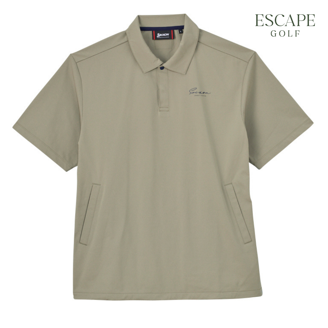 Kaos Polo Golf Srixon Khaki | Srixon Pullover Short Sleeve Wind Jacket