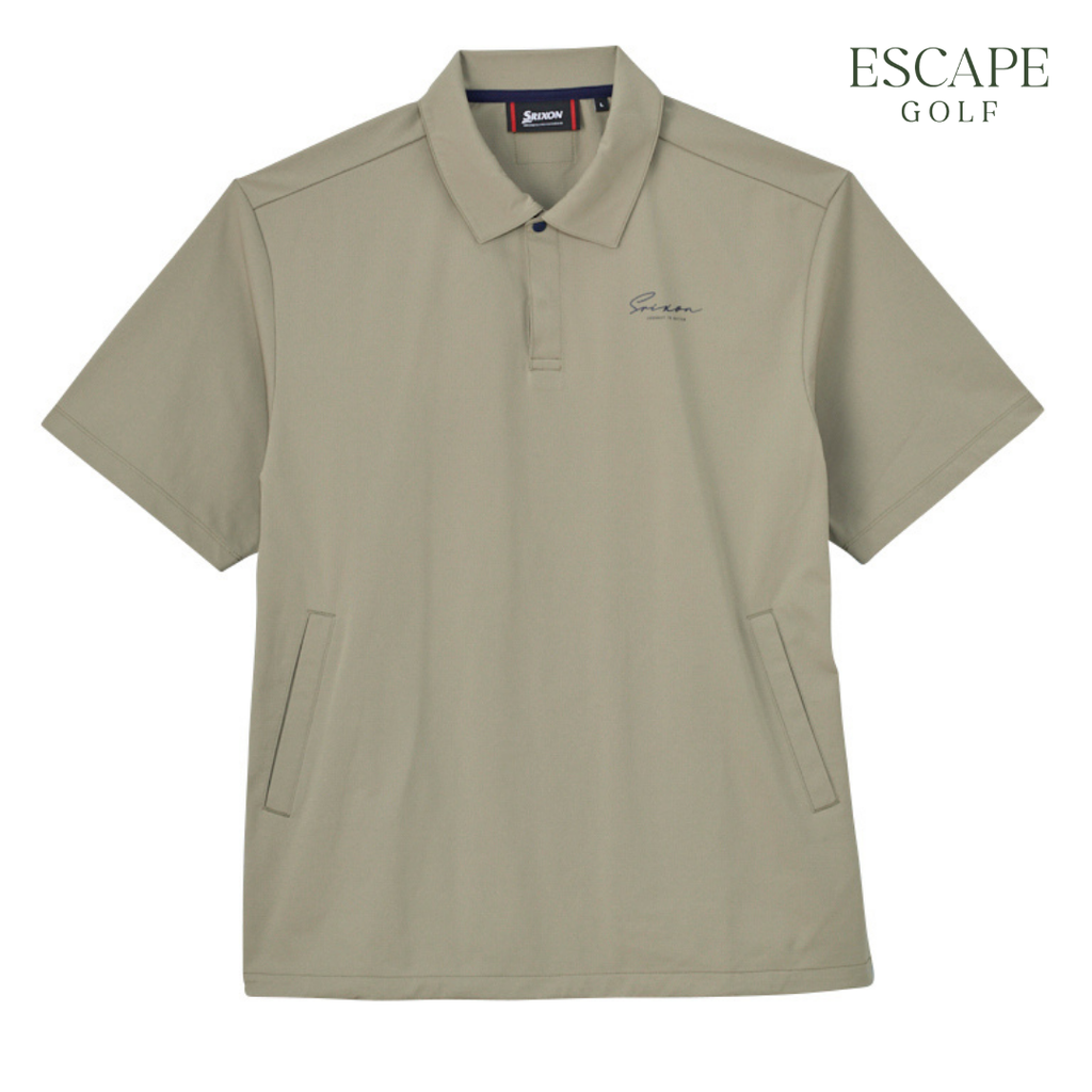 Kaos Polo Golf Srixon Khaki | Srixon Pullover Short Sleeve Wind Jacket