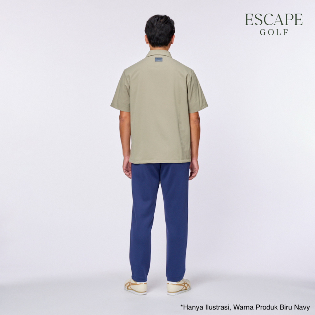 Kaos Polo Golf Srixon Biru Navy | Srixon Pullover Short Sleeve Wind Jacket