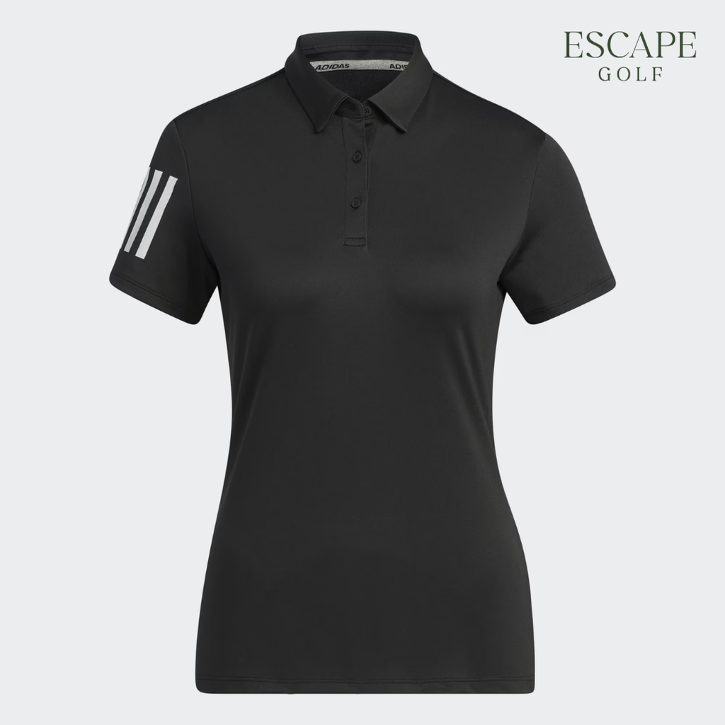 Kaos Polo Golf Wanita Hitam | Adidas Women's AEROREADY Polo Shirt