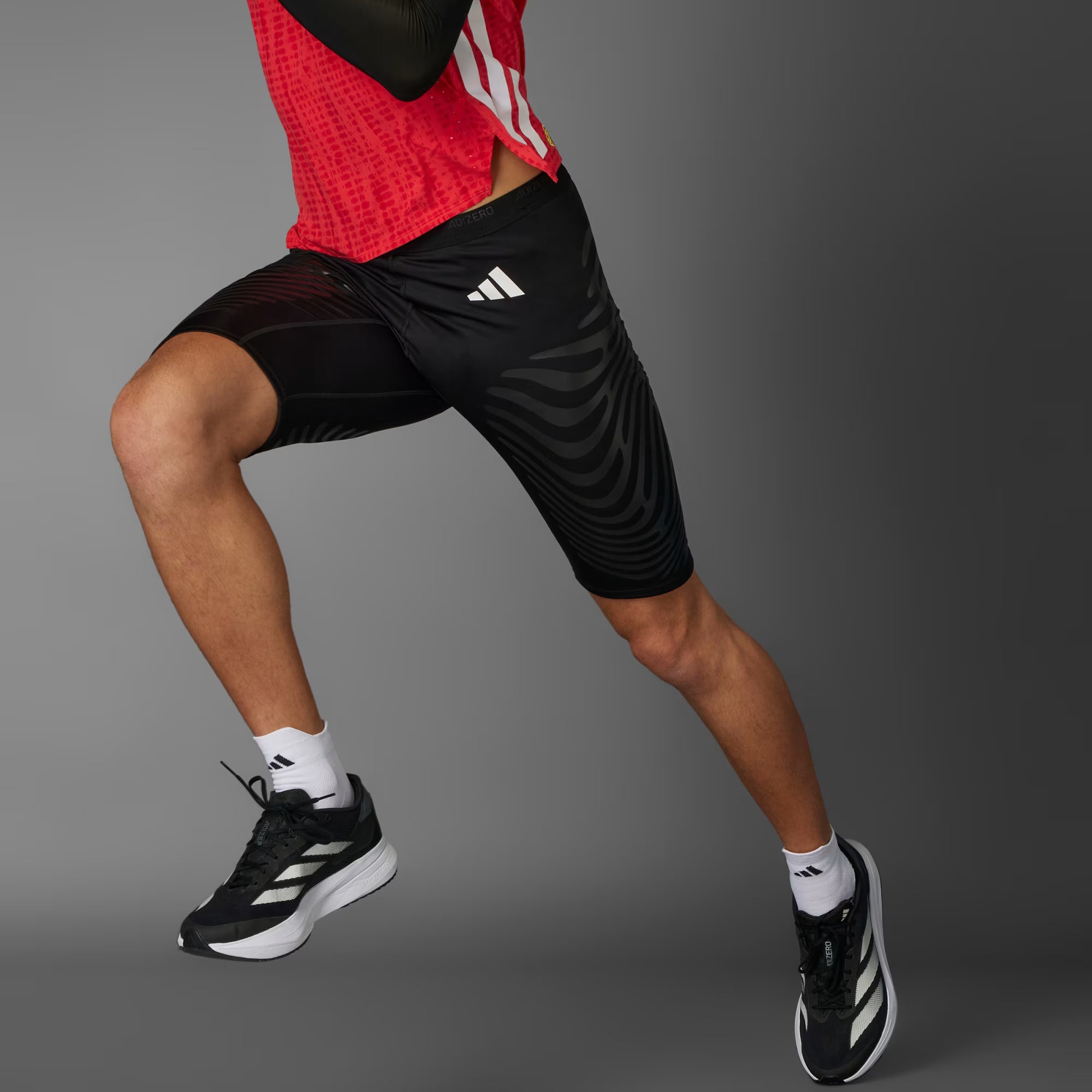 Adidas Adizero Control Men's Running Compression - Black