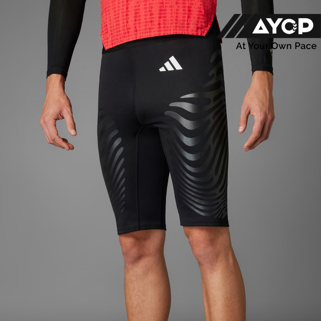 Adidas Adizero Control Celana Ketat Lari Pria - Hitam