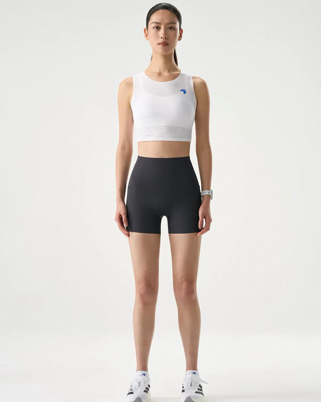 Nedao Qiflow Women's Running Crop Top V3.0 - White