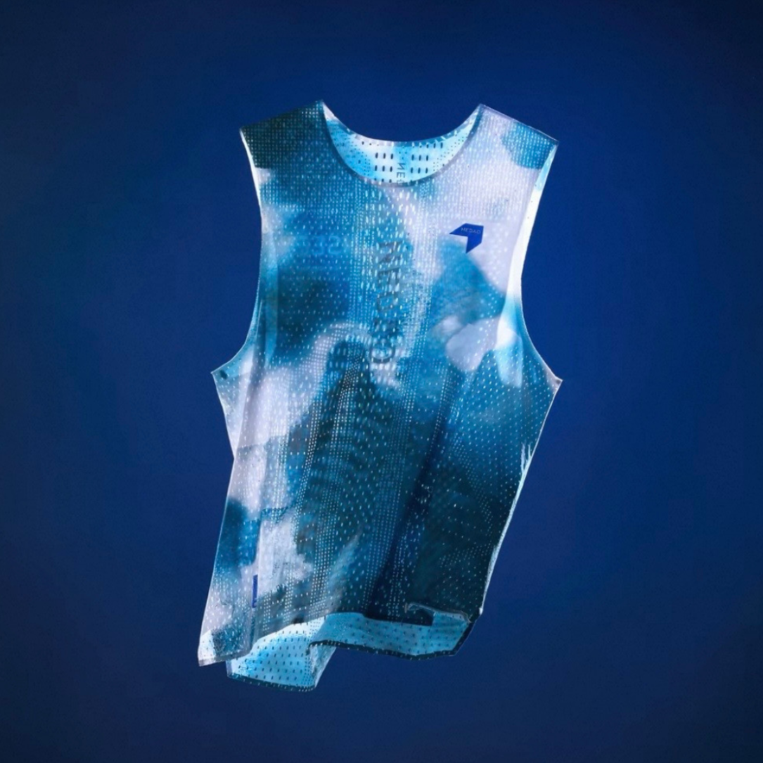 Nedao QiFlow Vortex Men's Running Sleeveless - Blue Black