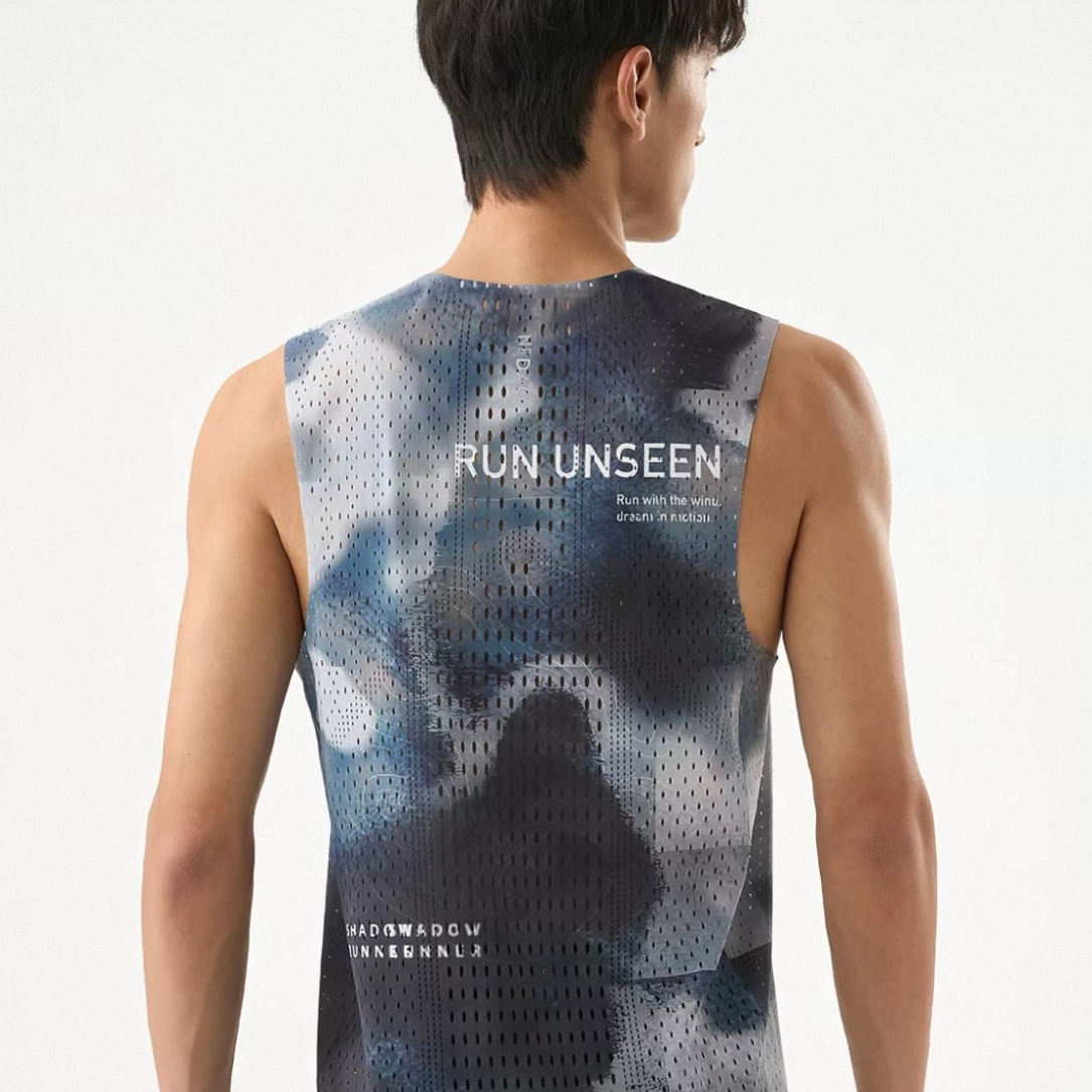 Nedao QiFlow Vortex Men's Running Sleeveless - Frost Green