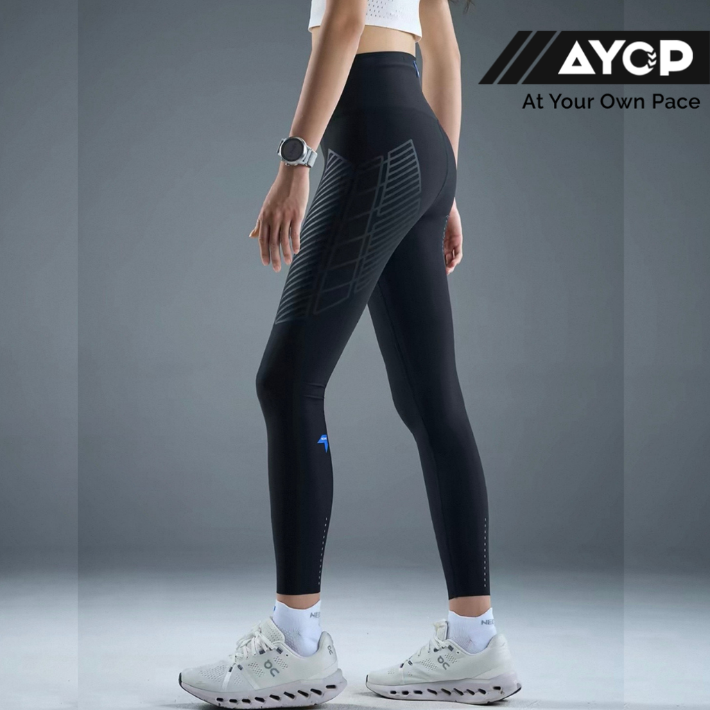Nedao Powercore Pocket Women's Long Compression Leggings - Black