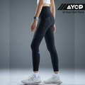 Nedao Powercore Pocket Women's Long Compression Leggings - Black