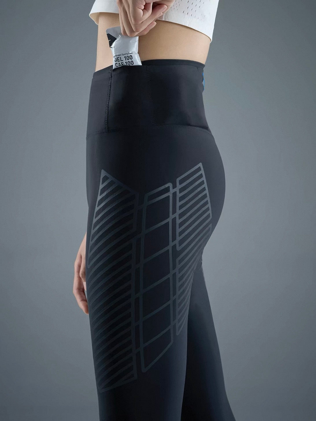 Nedao Powercore Pocket Women's Long Compression Leggings - Black