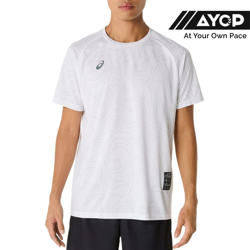 Asics Dry Graphic Short Sleeve Men’s Training T-Shirt - Brilliant White