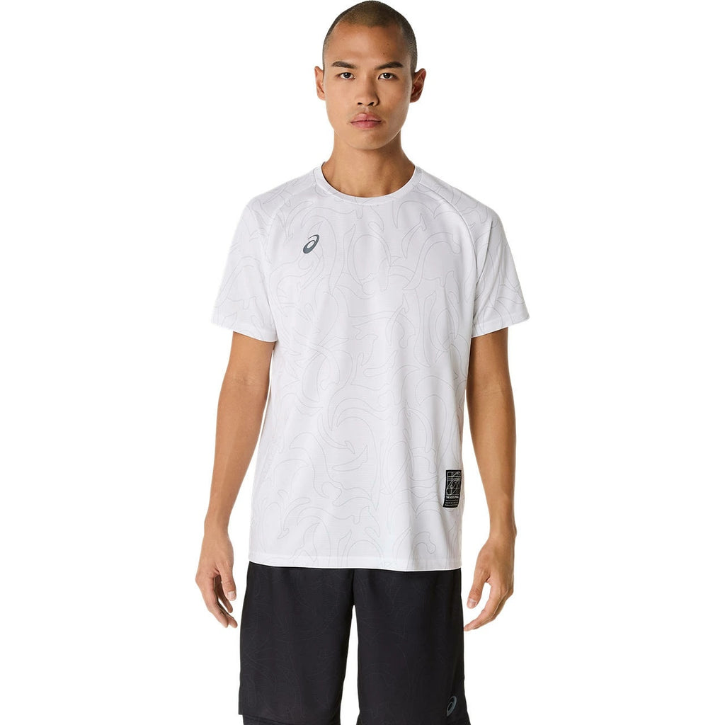Asics Dry Graphic Short Sleeve Men’s Training T-Shirt - Brilliant White