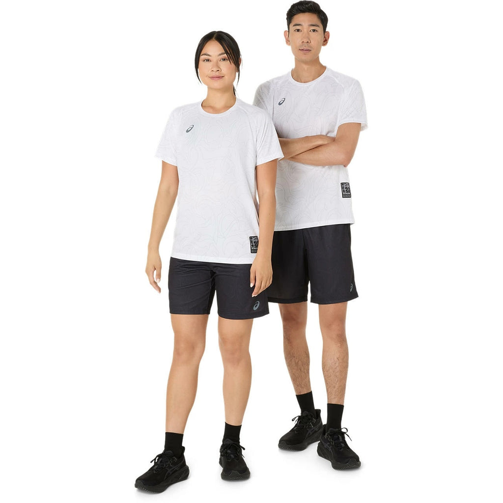 Asics Dry Graphic Short Sleeve Men’s Training T-Shirt - Brilliant White