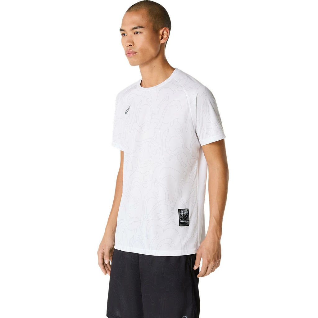 Asics Dry Graphic Short Sleeve Men’s Training T-Shirt - Brilliant White