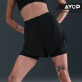 Nike Universa Stash 2-in-1 5 Inch Women's Running Shorts - Black