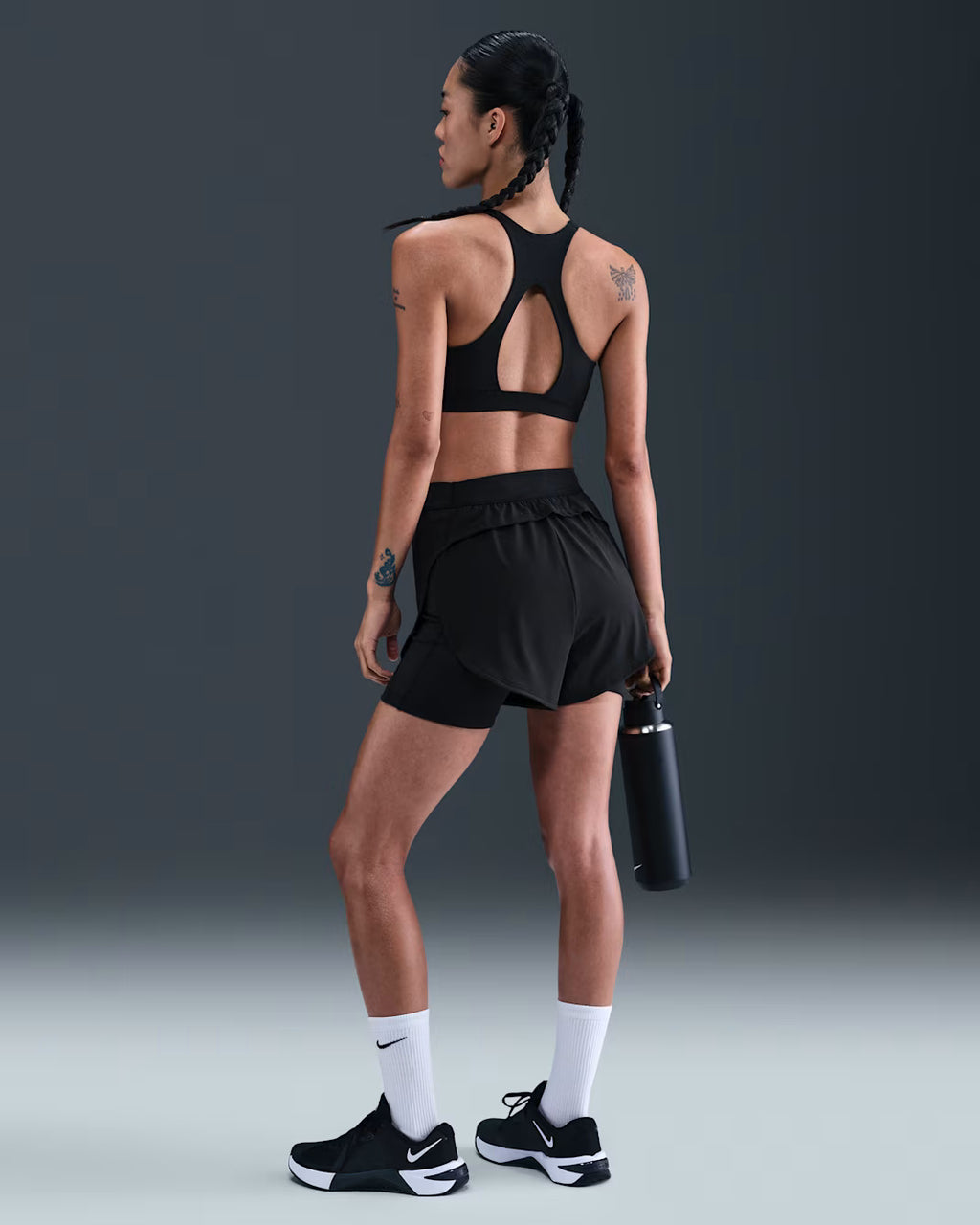 Nike Universa Stash 2-in-1 5 Inch Women's Running Shorts - Black