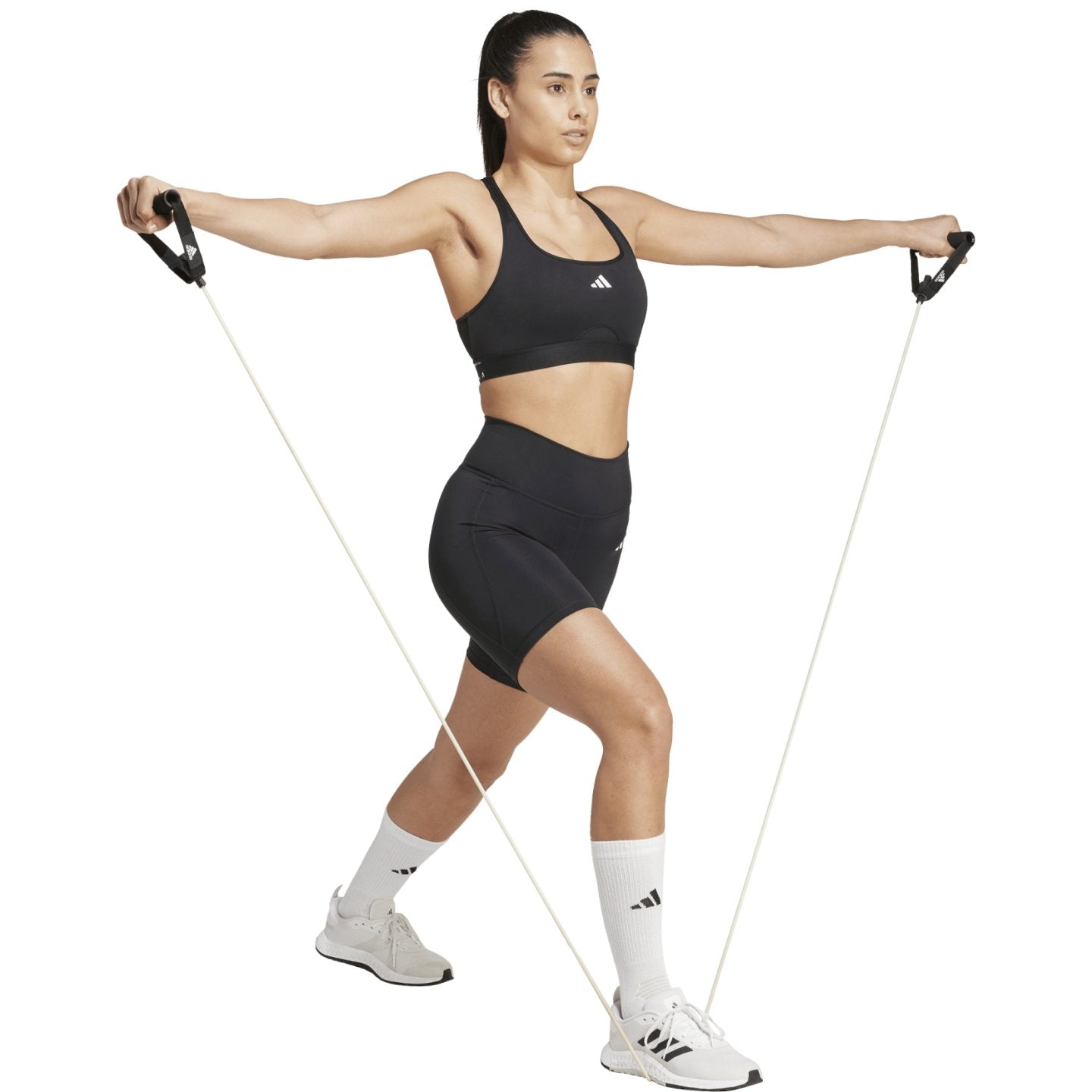 Adidas Optime Essentials Stash Pocket 7-inch Women's Tights - Black