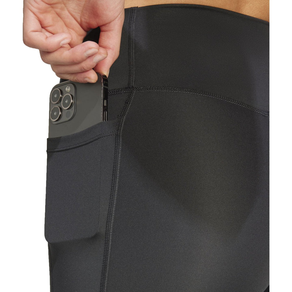 Adidas Optime Essentials Stash Pocket 7-inch Women's Tights - Black