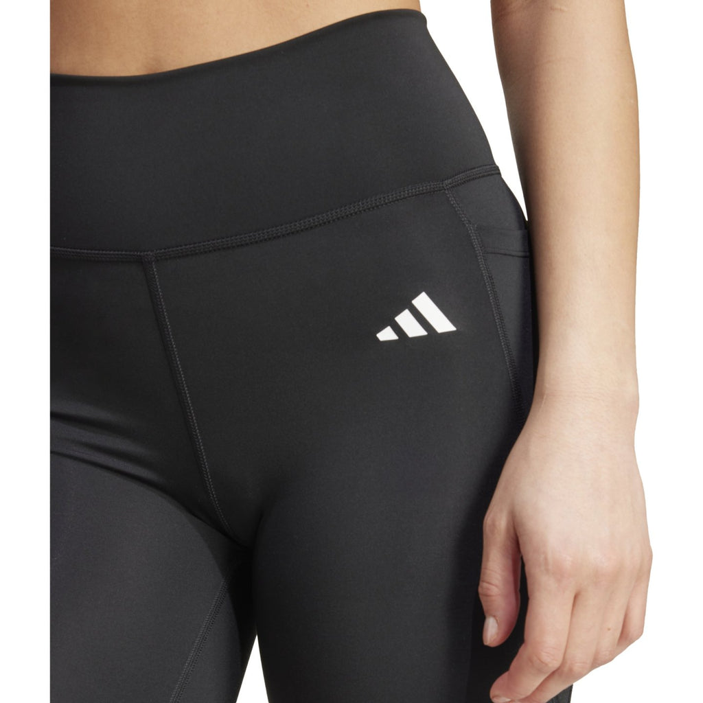 Adidas Optime Essentials Stash Pocket 7-inch Women's Tights - Black