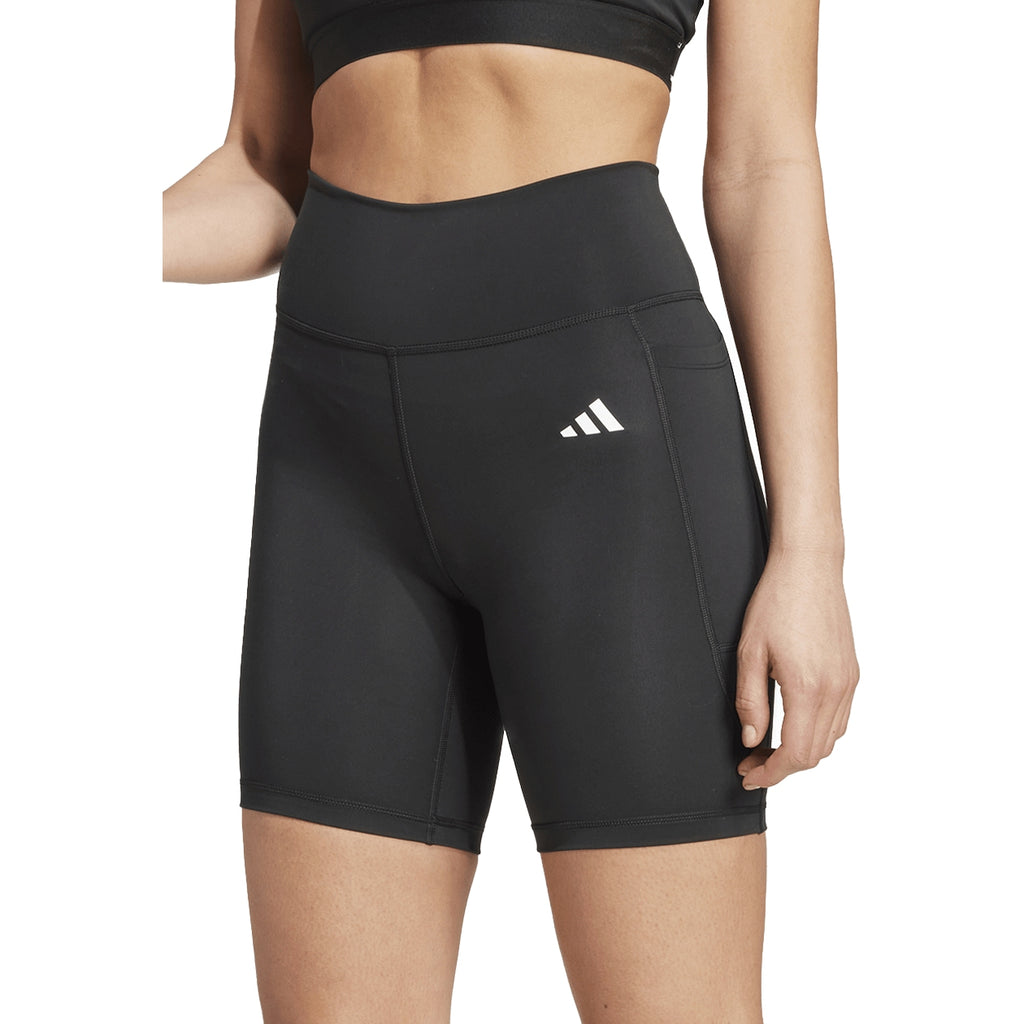 Adidas Optime Essentials Stash Pocket 7-inch Women's Tights - Black