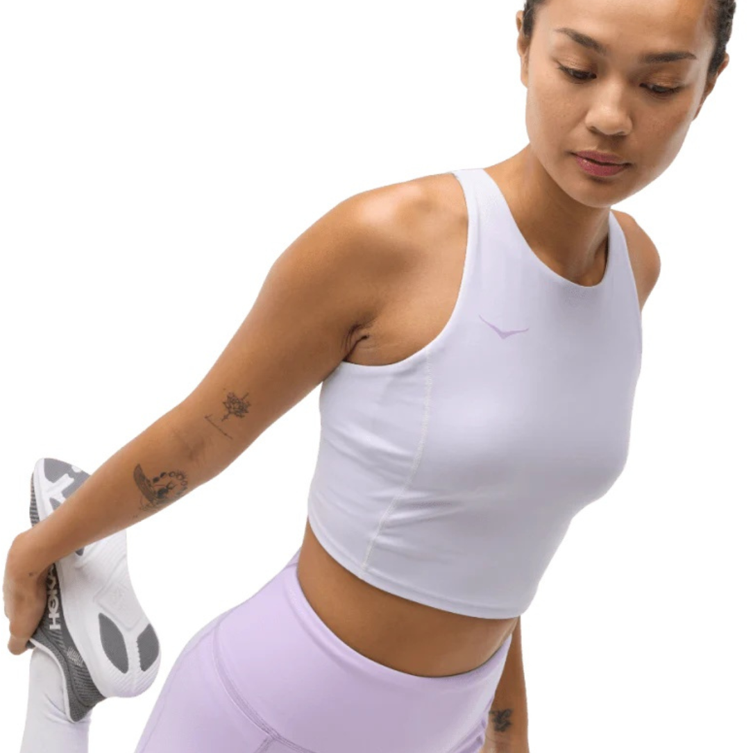 Hoka Elaro Crop Bra - Starlight Glow
