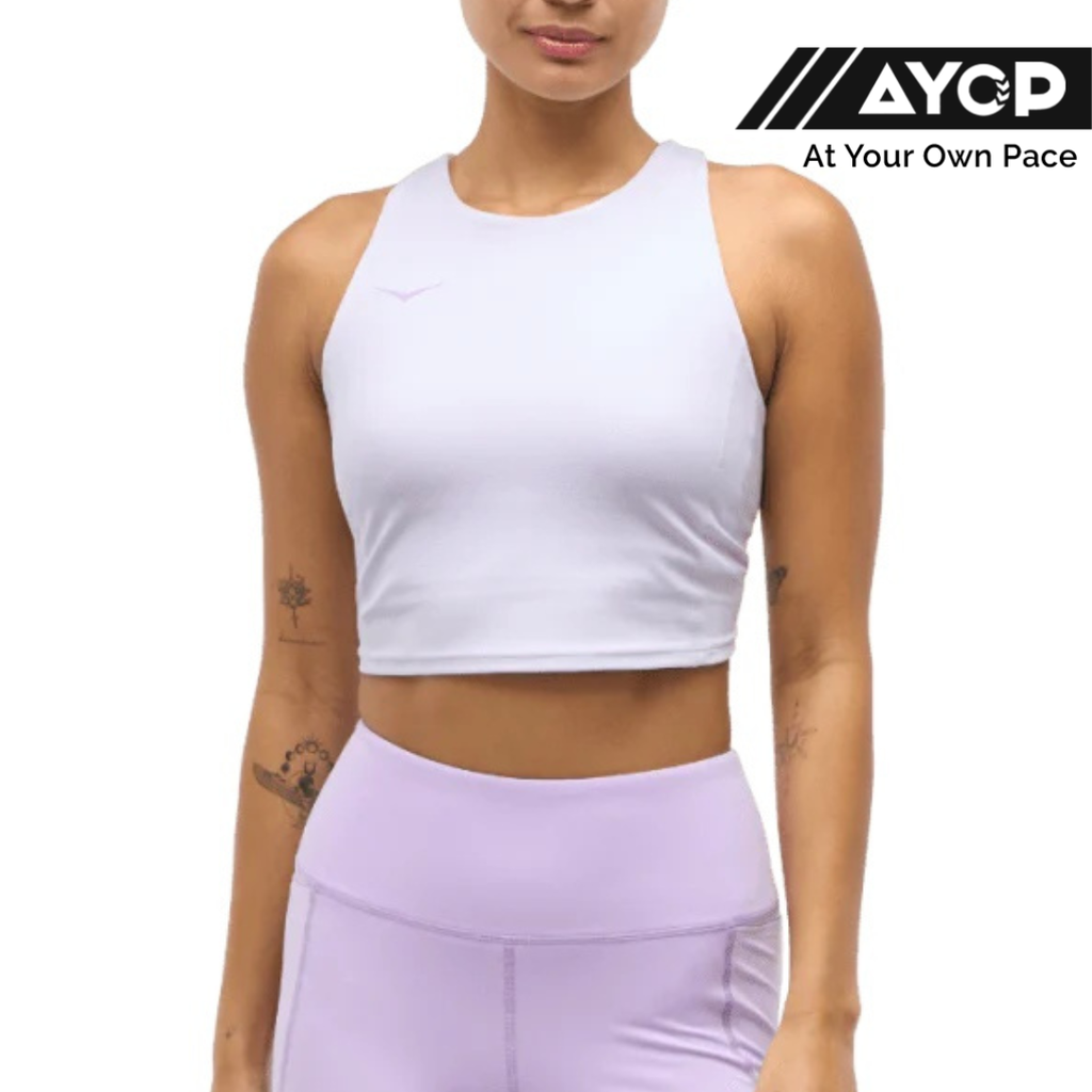 Hoka Elaro Crop Bra - Starlight Glow