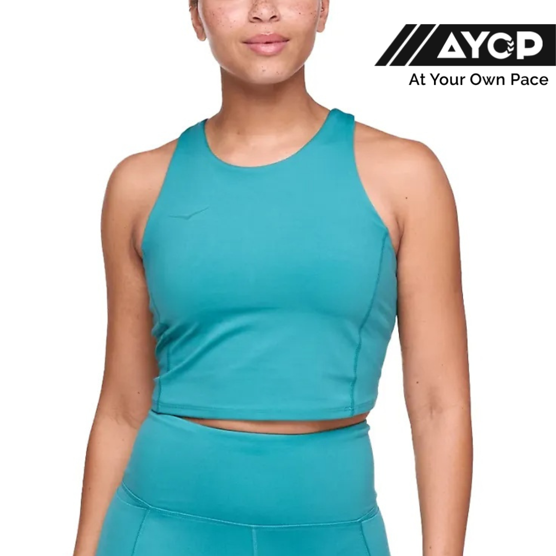 Hoka Elaro Crop Bra - Oceanic