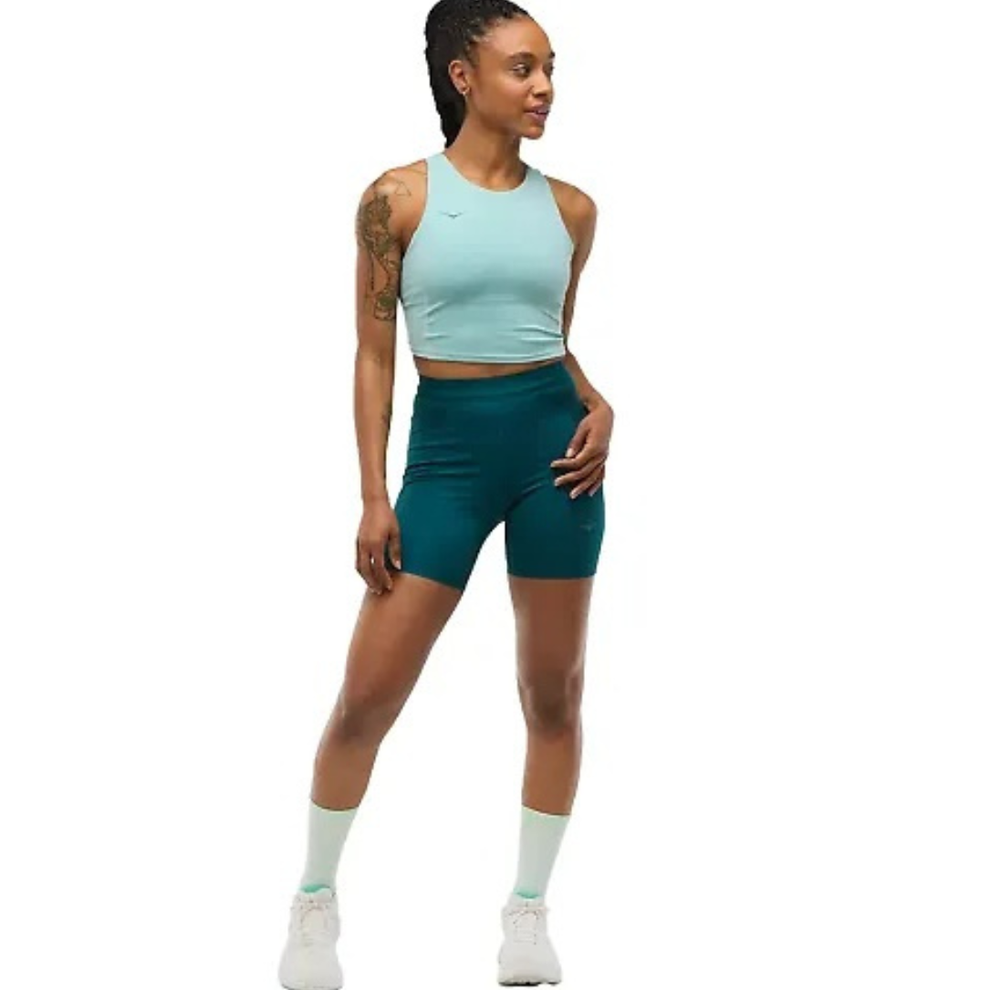 Hoka Novafly 6-inch Knit Women's Tights - Blue Twilight