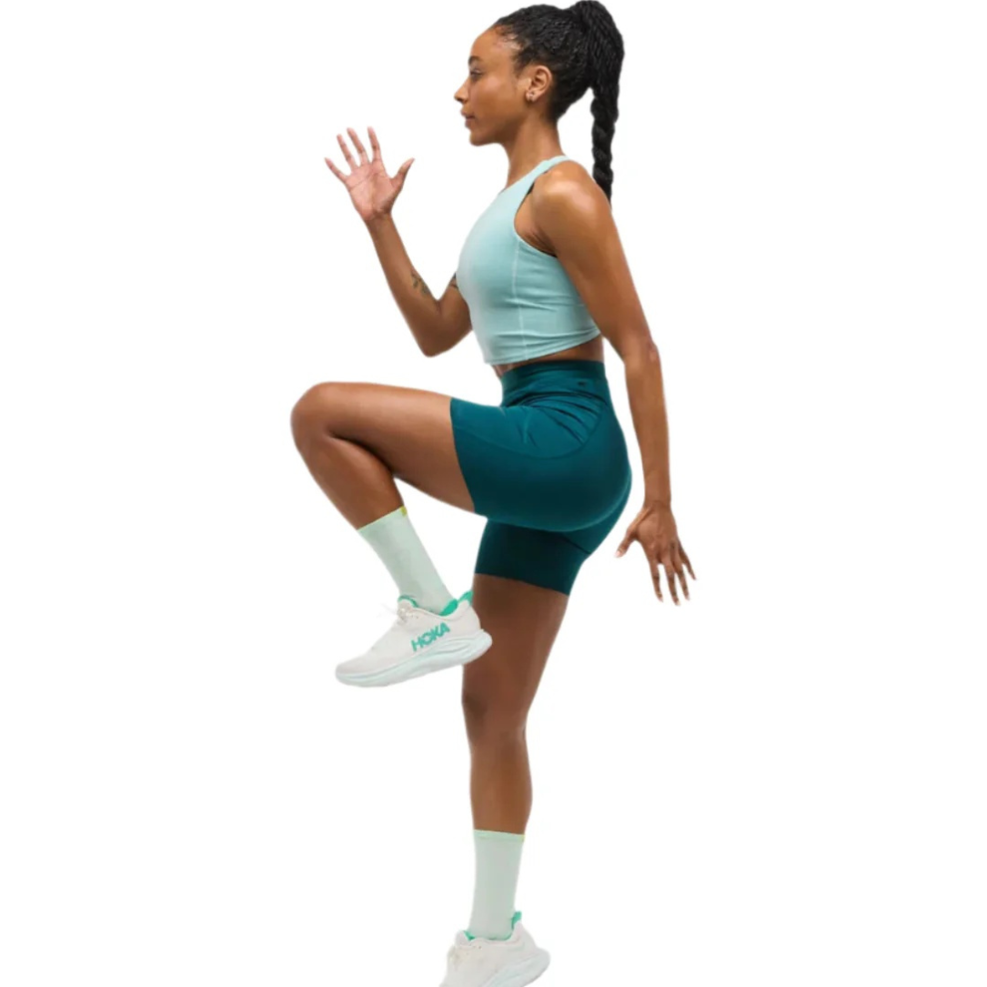 Hoka Novafly 6-inch Knit Women's Tights - Blue Twilight