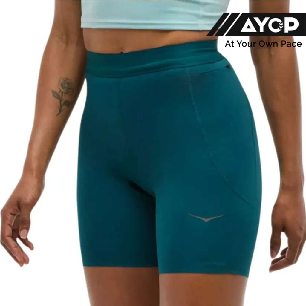 Hoka Novafly 6-inch Knit Women's Tights - Blue Twilight