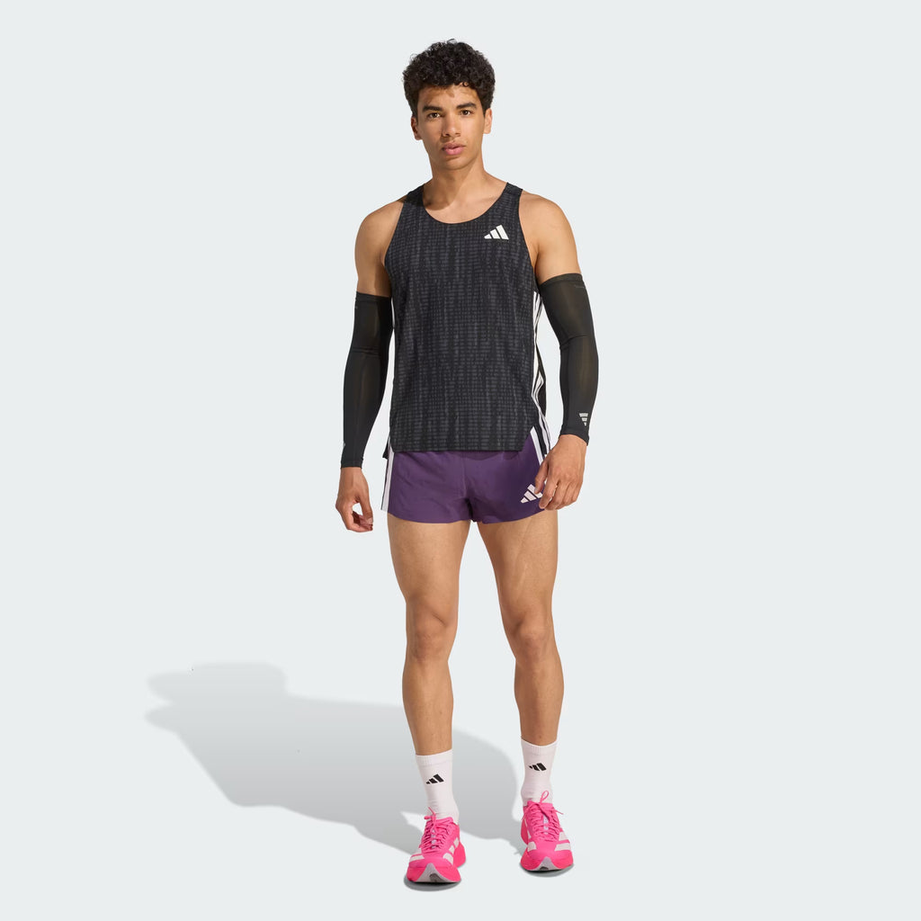 Adidas Adizero Split 3-inch Men's Running Shorts - Purple