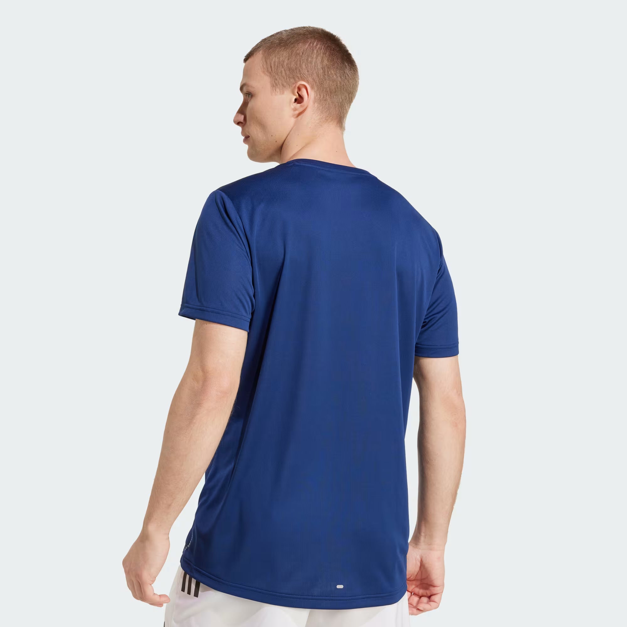 Adidas Run It Tee Men's Running T-Shirt - Blue Fushion