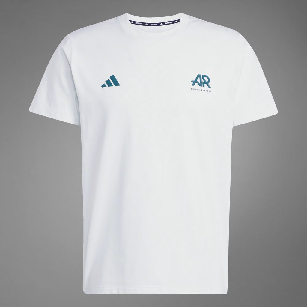 Adidas Runner Tee Short Sleeve Unisex Running T-Shirt - Light Green