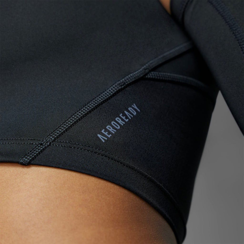 Adidas Adizero Essential Running Crop Top - Black