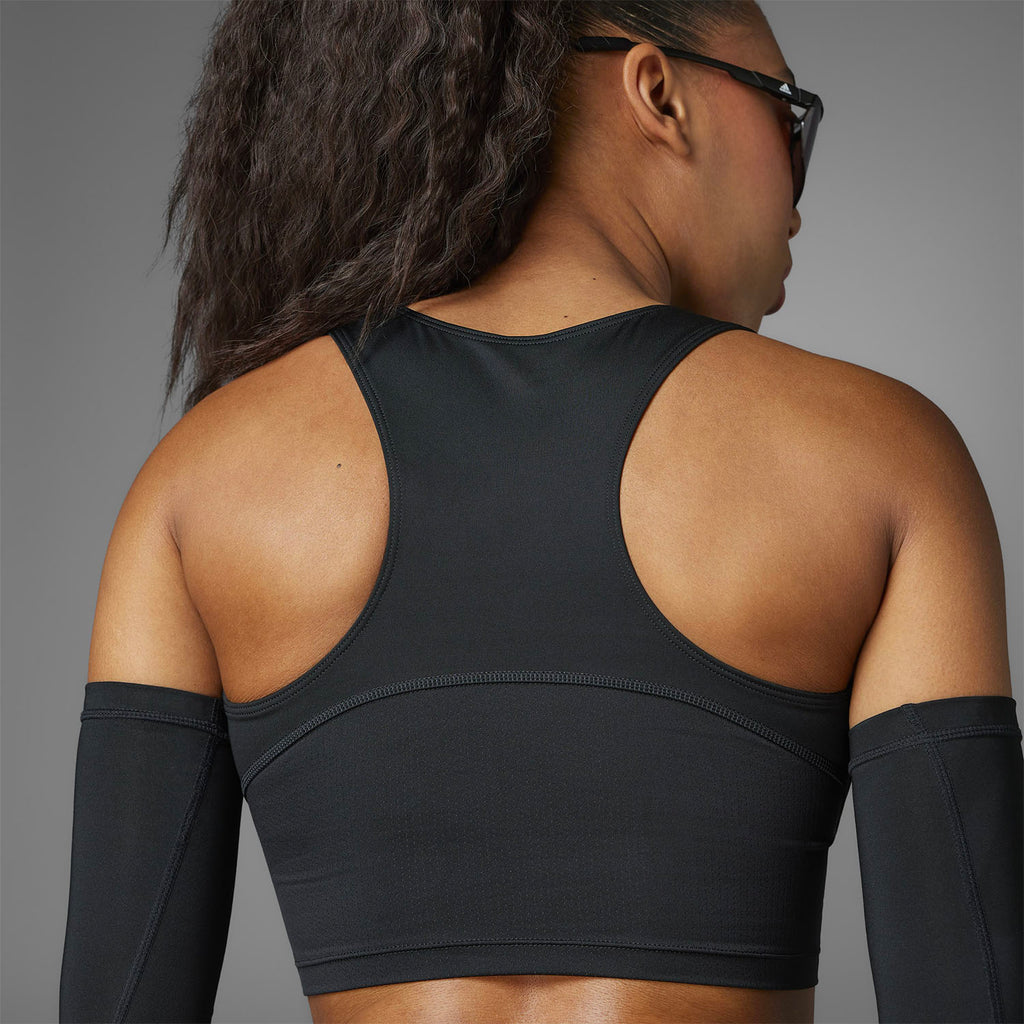 Adidas Adizero Essential Running Crop Top - Black