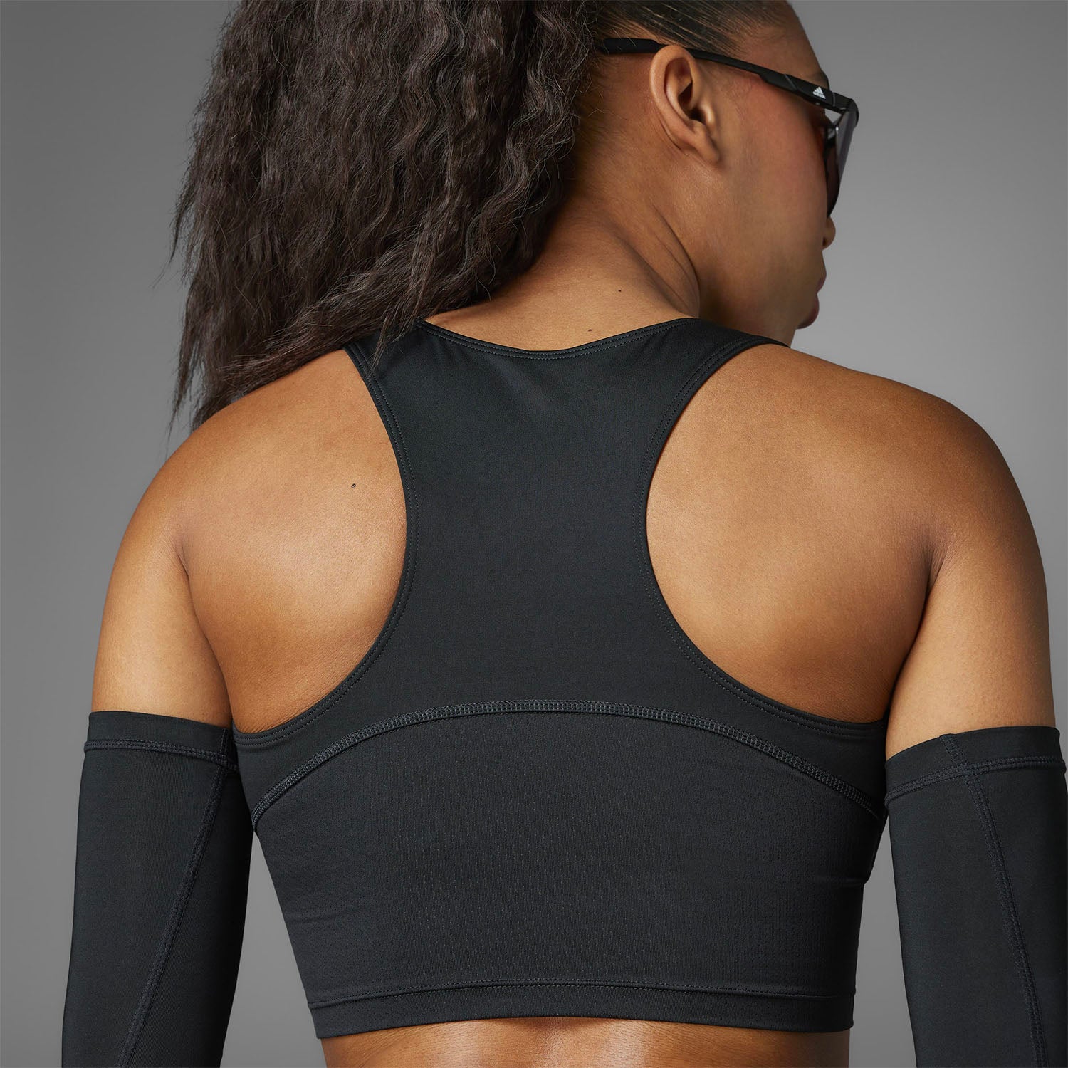 Adidas Adizero Essential Running Crop Top - Black