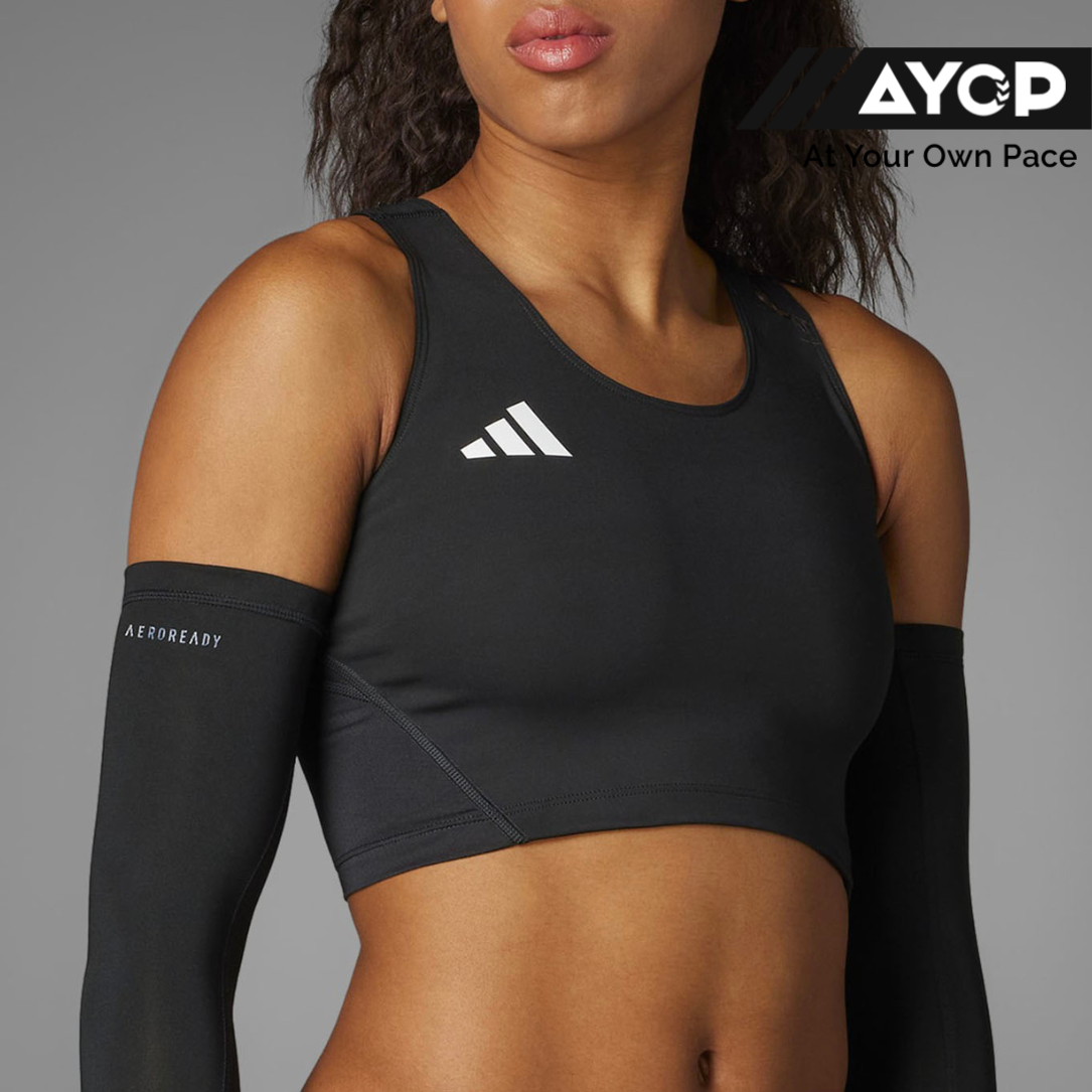 Adidas Adizero Essential Running Crop Top - Black