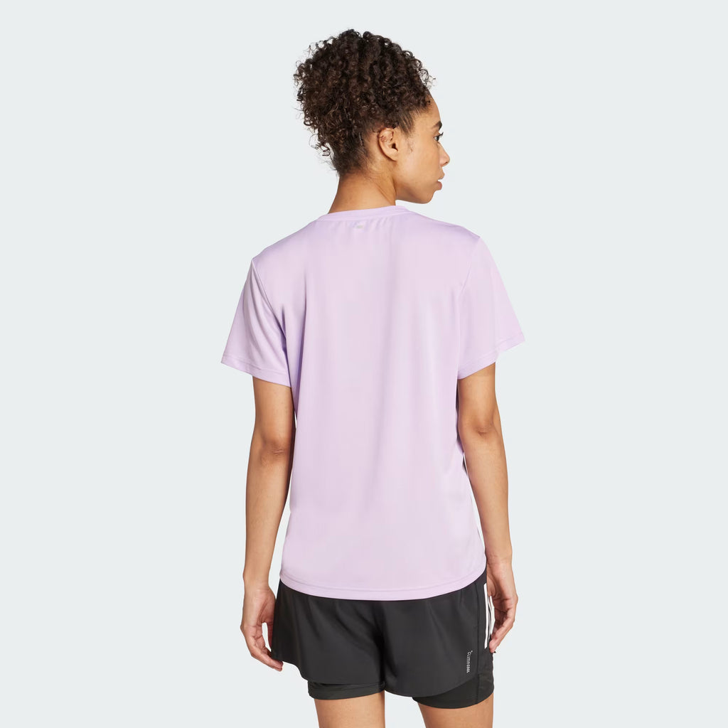 Adidas Run It Tee Women's Running T-Shirt - Powder Teal