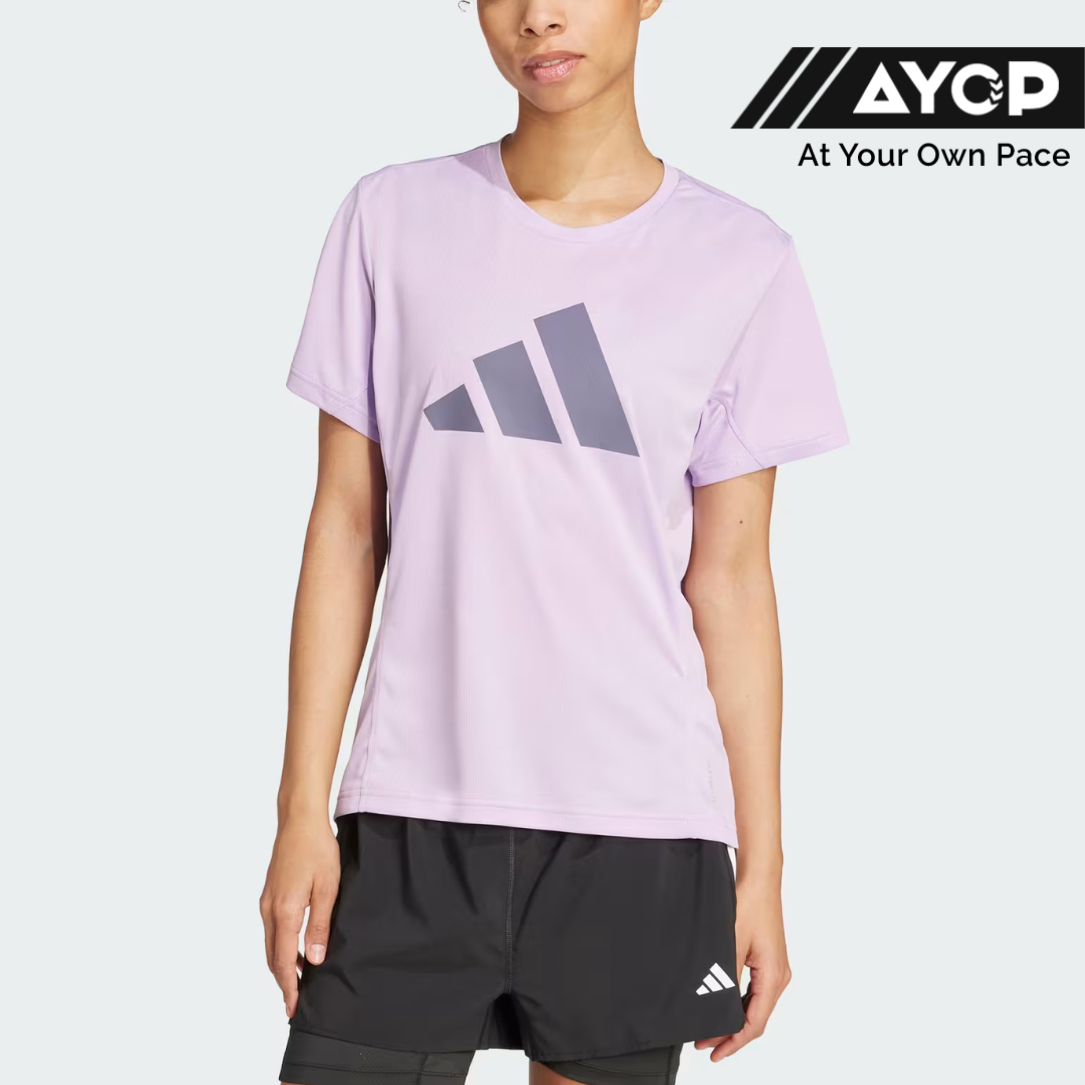 Adidas Run It Tee Women's Running T-Shirt - Powder Teal