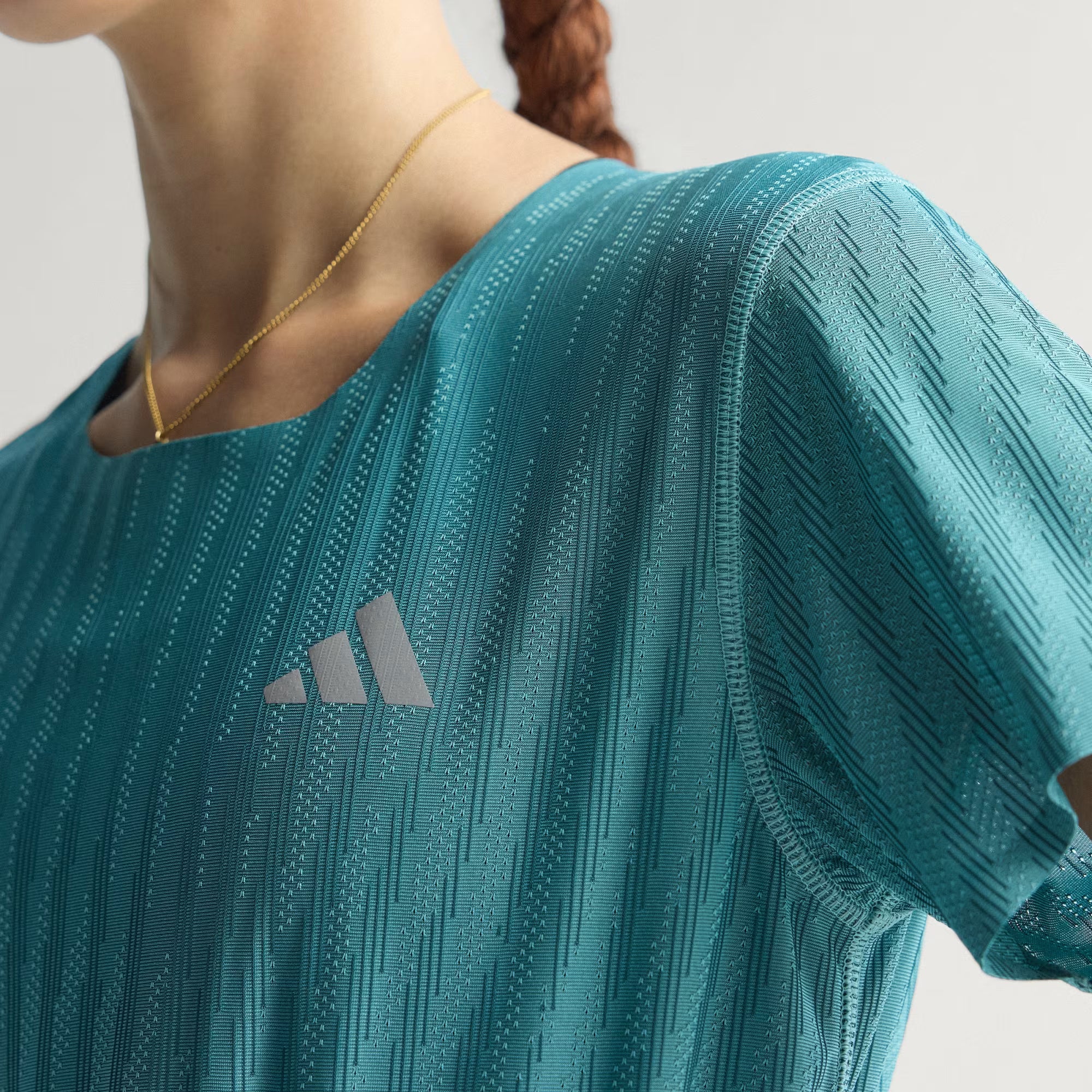 Adidas Climacool+ Adi365 Short Sleeve Women's Running T-Shirt - Preloved Teal