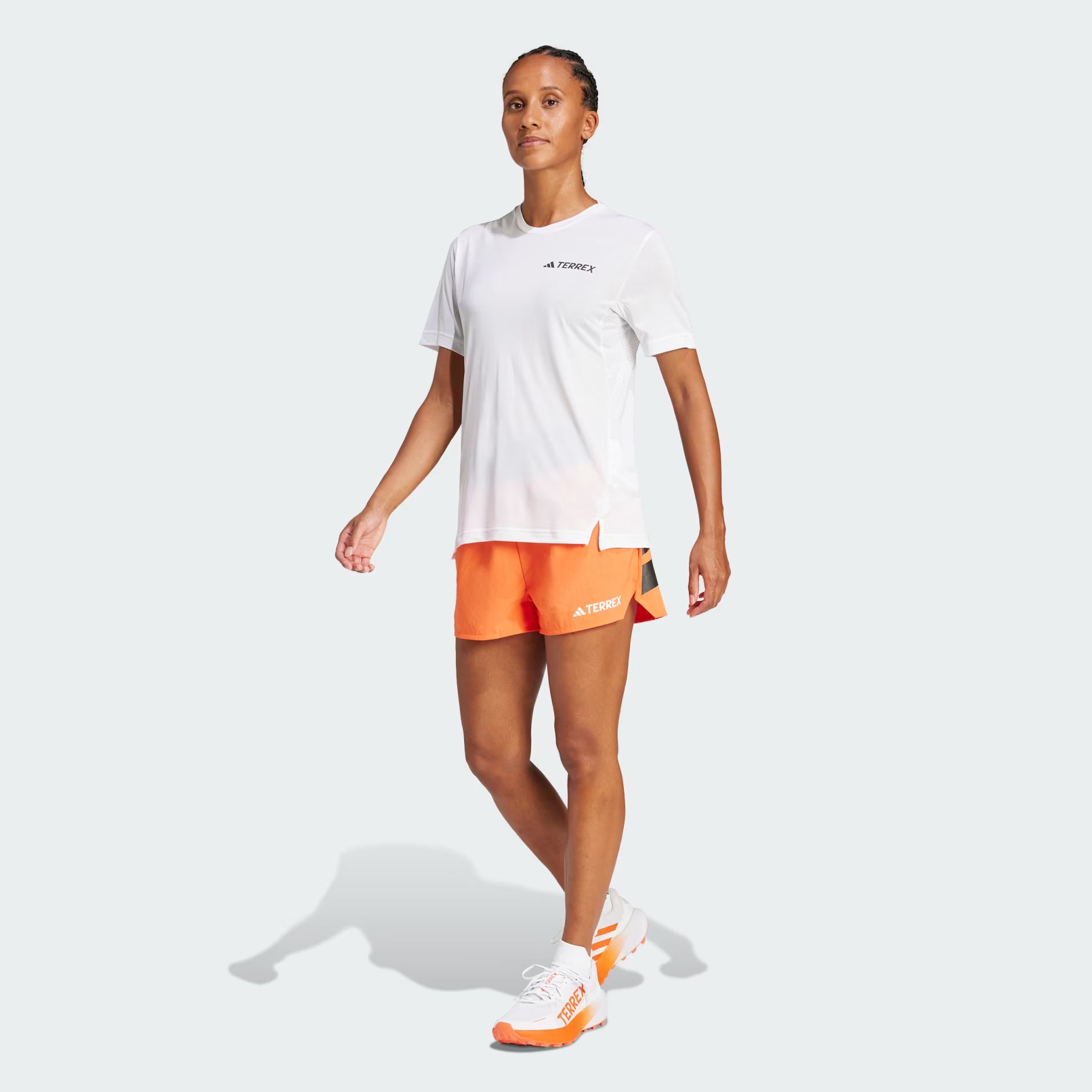 Adidas Terrex Xperior 4-inch Women's Running Shorts - Semi Impact Orange