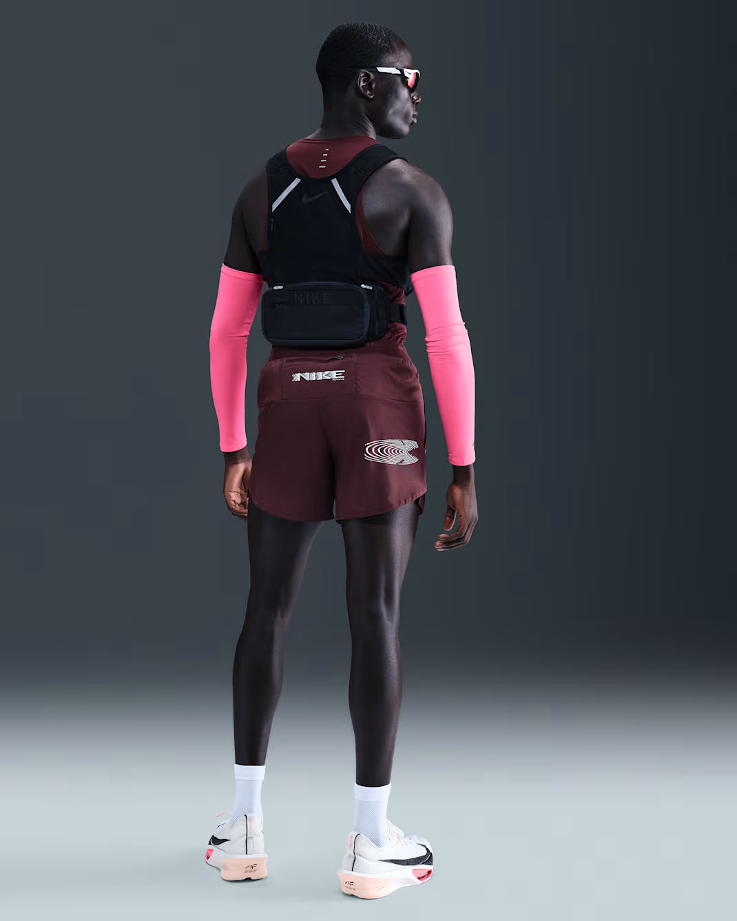 Nike Dri-FIT Stride Brief-lined 5-inch Men's Running Shorts - Burgundy Crush