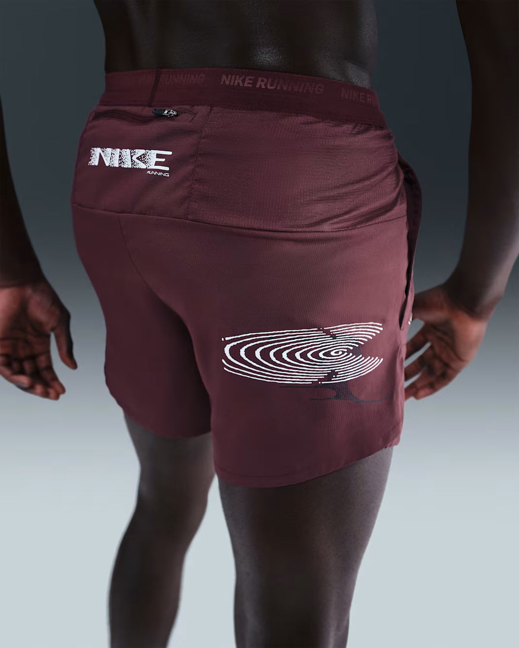 Nike Dri-FIT Stride Brief-lined 5-inch Men's Running Shorts - Burgundy Crush