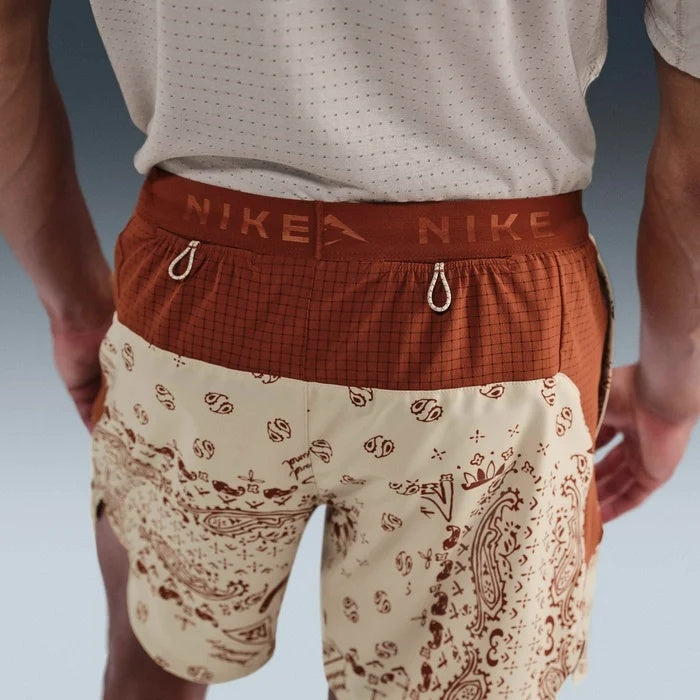 Nike Trail Graphic 6-inch Brief-lined Men’s Running Shorts - Desert Khaki
