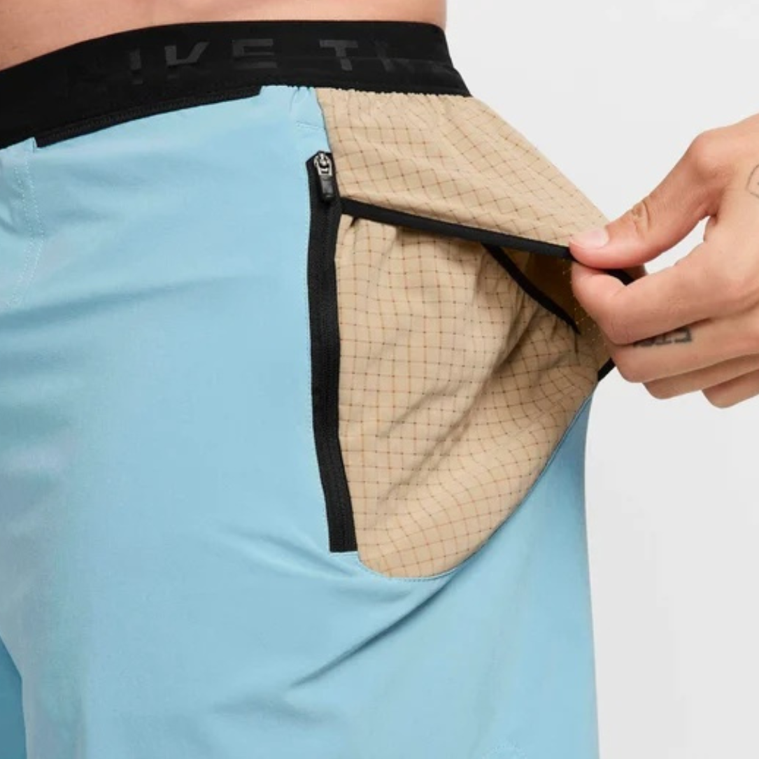 Nike Trail Dri-FIT Flex Stride 5-inch Brief-lined Men’s Running Shorts - Denim Khaki