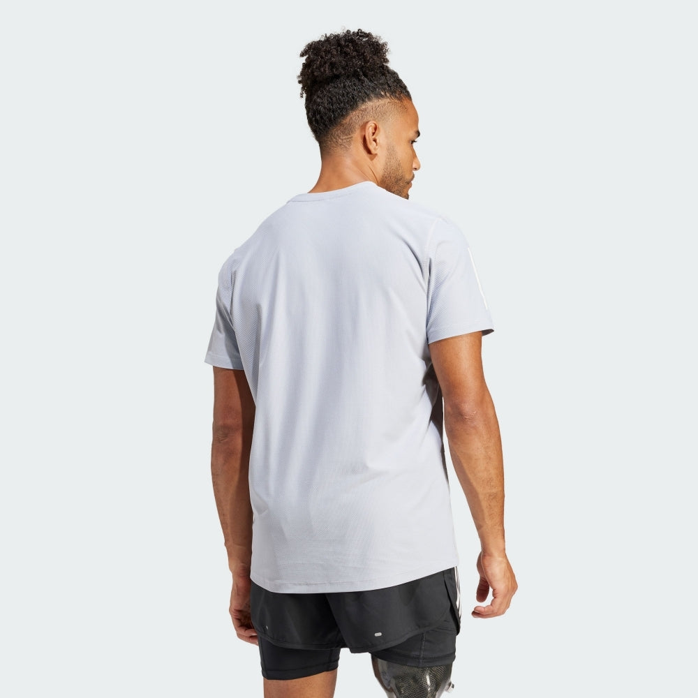 Adidas Own The Run Men's Running T-Shirt - Grey
