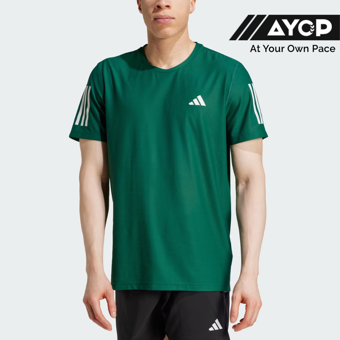 Adidas Own The Run Men's Running T-Shirt - Green