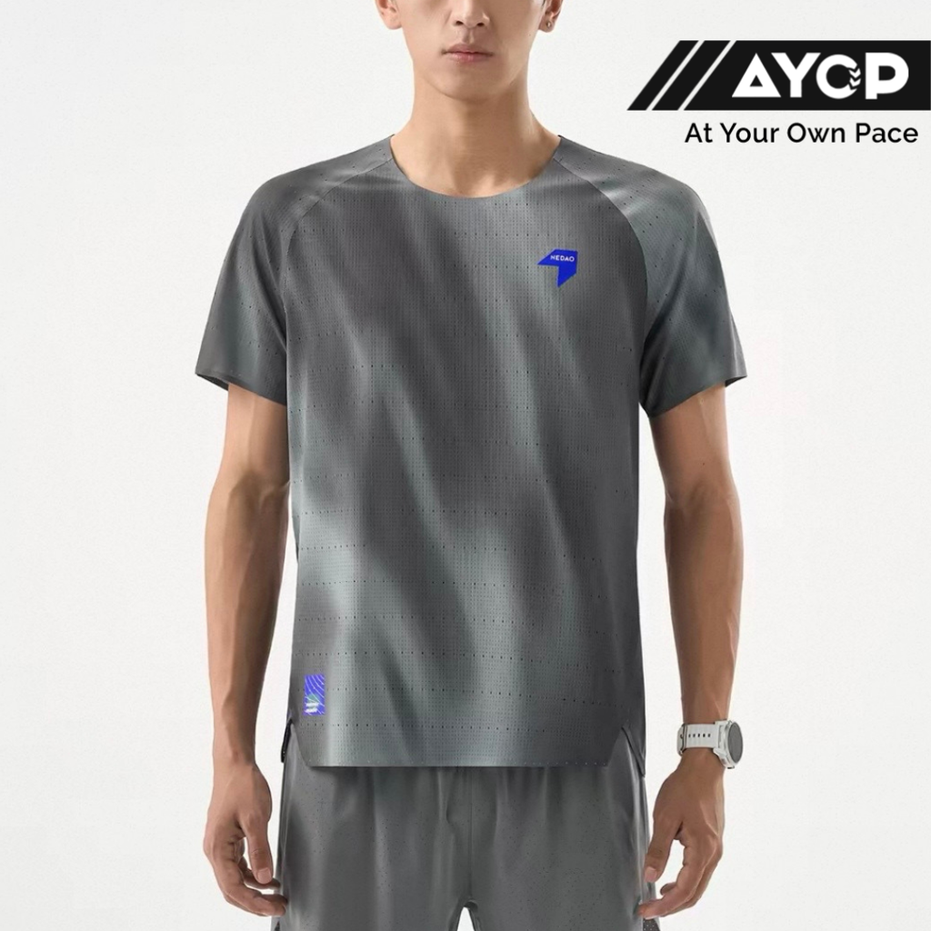 Nedao QiFlow Vortex Aurora Short Sleeve Men's Running T-Shirt