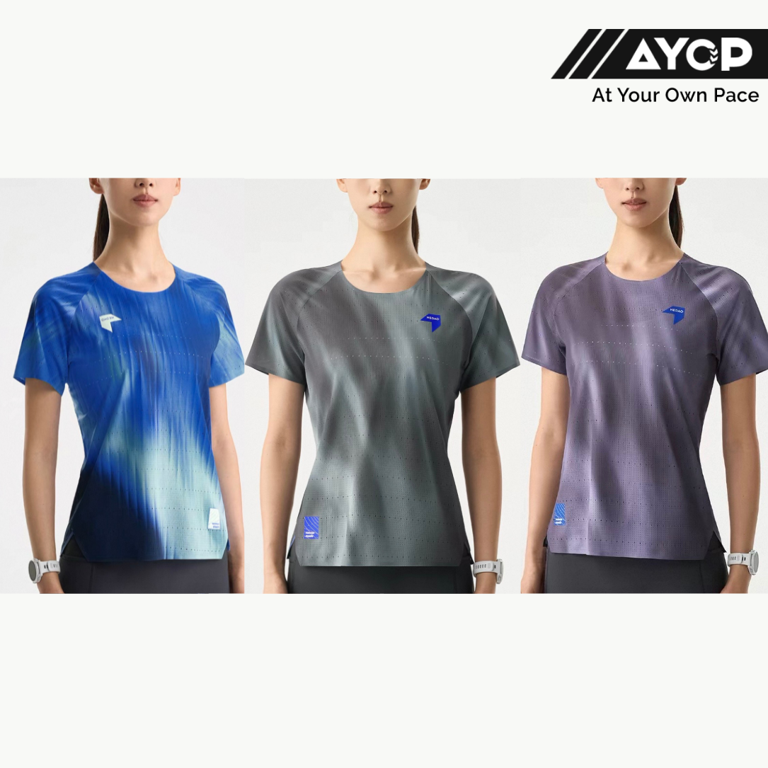 Nedao QiFlow Vortex Aurora Short Sleeve Women's Running T-Shirt