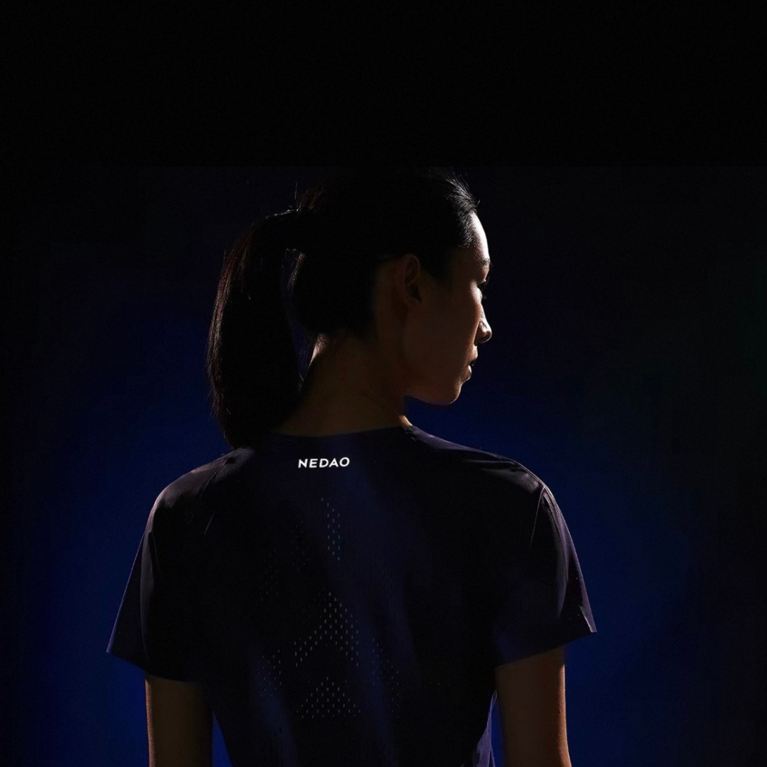 Nedao QiFlow Vortex Aurora Short Sleeve Women's Running T-Shirt